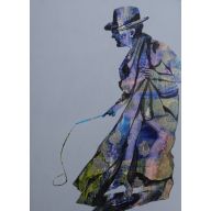 TORCIK MARCELLO M. AKRYL, 35 X 50 CM