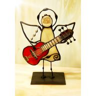 ANIOŁEK WITRAŻOWY GITARZYSTA