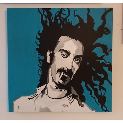 Frank Zappa, Sylwia Klimczak, obrazy akryl