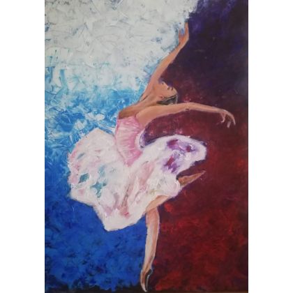 between, Wojciech Adalberto, obrazy akryl