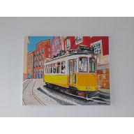Żółty tramwaj