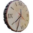 Zegar drewniany plaster drewna