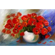 Maki  obraz olejny 40-60cm