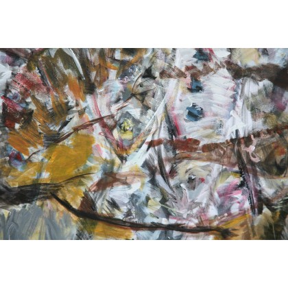 Eryk Maler - obrazy olejne - Ryby, jako krzyż, 80x120 cm, 2020 foto #4