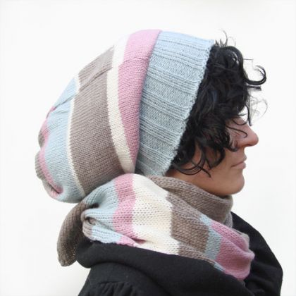 komplet pastele, halo-pracownia, czapki