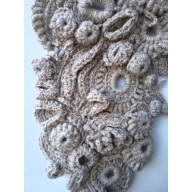 Ozdoba do salonu, freeform crochet,
