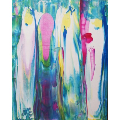 kolorowa abstrakcja III, Marlena Kuć, obrazy akryl