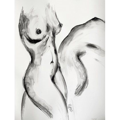 Tańczące Dwie, Magdalena Weber , obrazy akwarela