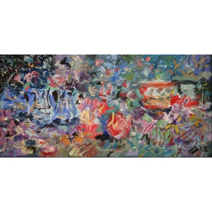 Migotanie Lata, 120x60, Eryk Maler, obrazy olejne