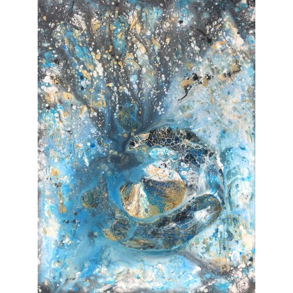 Podwodna Atlantyda, Mariola Świgulska, obrazy akryl