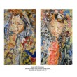 2 obrazy, pt. /KWIATY ZA UCHEM/, 45x80