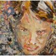 2 obrazy, pt. /KWIATY ZA UCHEM/, 45x80