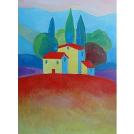 kolorowe domki