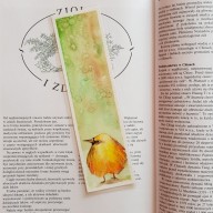 Zakładka do książki-Żółty ptaszek