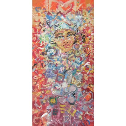 Rustykalny obraz 2,  50x100 cm, Eryk Maler, obrazy olejne