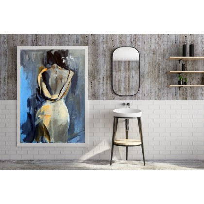 woman 100x70, Alina Louka, obrazy akryl