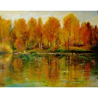 MAGIA JESIENI OBRAZ OLEJNY 50-65CM
