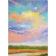 Pejzaż-praca wykonana pastelami