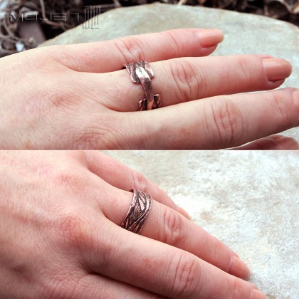 Moje MW - pierścionki - Obrączka z łącznikiem foto #4