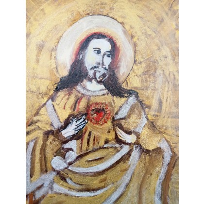 Krystyna Mościszko - obrazy akryl - Jezus Chrystus foto #1