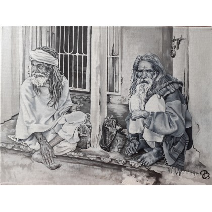 Life on the street, Bernadeta Śliwa, obrazy akryl