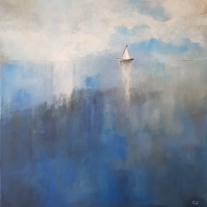 Morze  -obraz akrylowy, Paulina Lebida, obrazy akryl