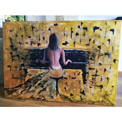 THE MUSIC OF THE SOUL, Wojciech Adalberto, obrazy akryl